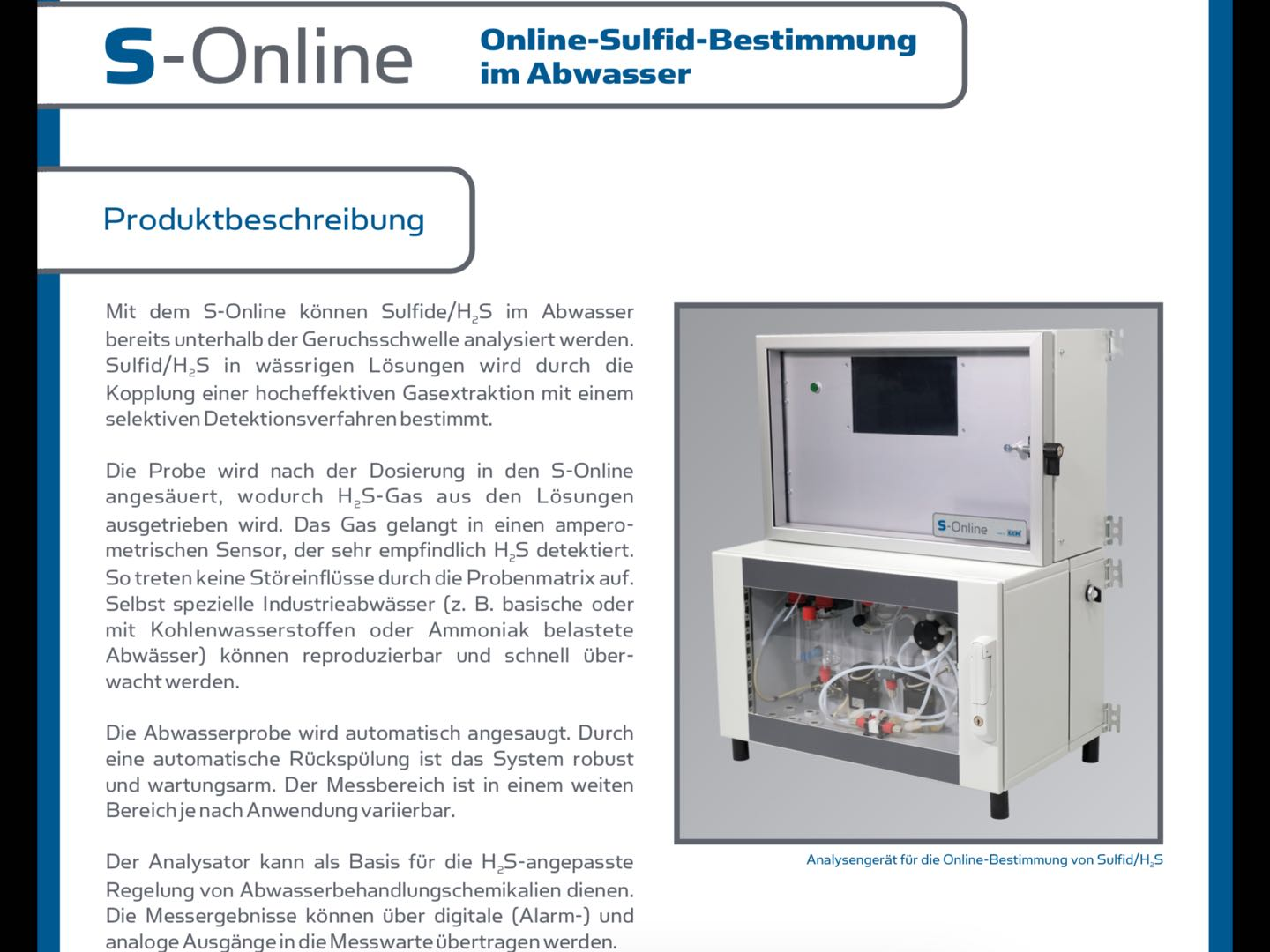 S-Online-在线测定硫化物